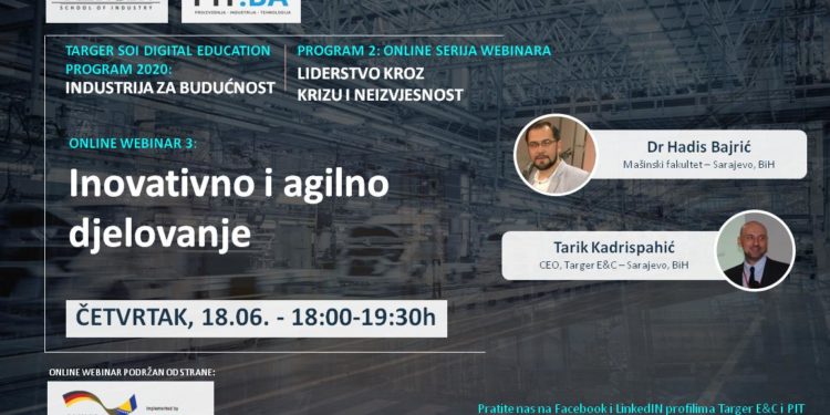 Targer SOI Live Webinar 3: Inovativno i agilno djelovanje