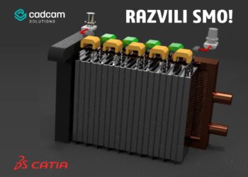 Tim CadCam razvio bateriju za klijenta koristeći softwer Catia