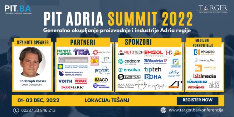 Najavljujemo PIT Adria Summit 2022 u decembru