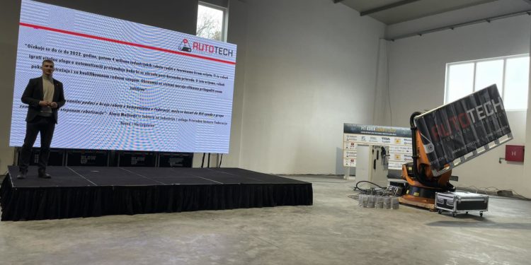 Seudin Softić: “Instalirali smo jednog od najvećih robota u BiH, nosivosti 500 kg.”