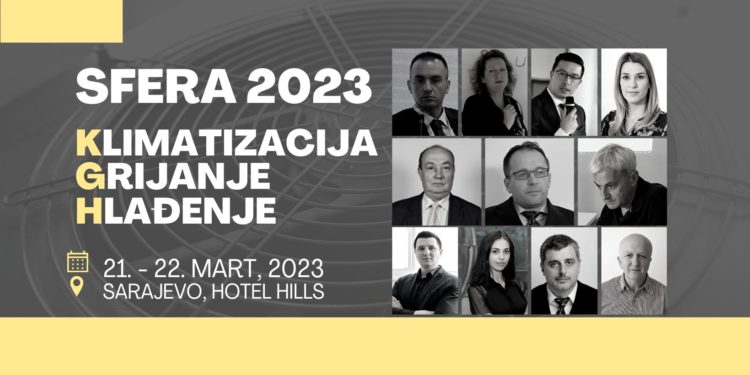Konferencija „Sfera 2023: Klimatizacija, ventilacija i grijanje“ 21. i 22. marta