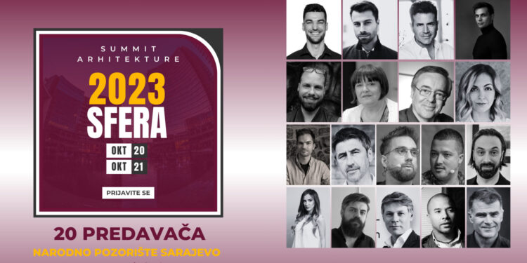 SFERA 2023: Regionalni summit arhitekture u Sarajevu