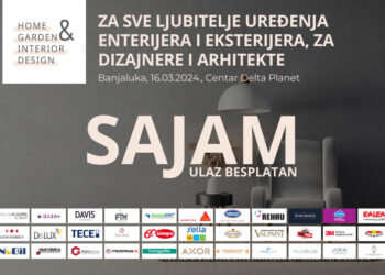 ”HOME & GARDEN INTERIOR DESIGN” uskoro u Banjoj Luci