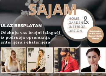 Posjetite ”Home & Garden Interior Design” ove subote u Delta Planetu u Banjoj Luci