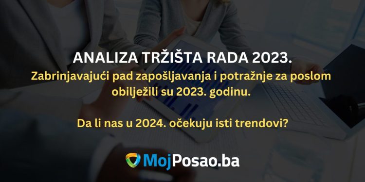 Zabrinjavajući pad zapošljavanja i potražnje za poslom u 2023. godini