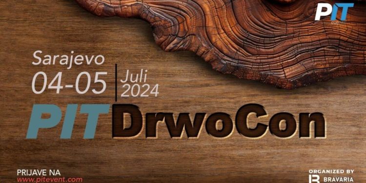Doživite PIT DrwoCon 2024 4. i 5. jula u Sarajevu!