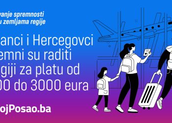Međunarodno istraživanje: Bosanci i Hercegovci spremni su raditi u regiji za platu od 2000 do 3000 eura