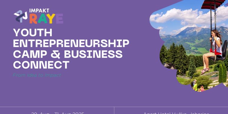 Impakt RAYE – Youth Entrepreneurship Camp & Business Connect stiže na Jahorinu: Regionalna platforma za mlade preduzetnike