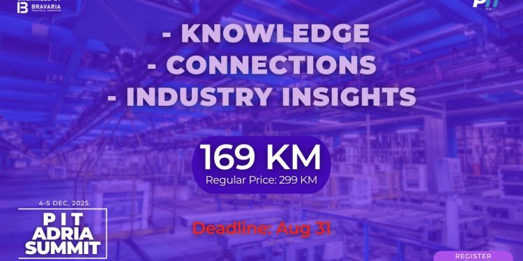 Događaj godine za proizvodnju: PIT Adria Summit 2025 spaja sajam, konferenciju i inovacije