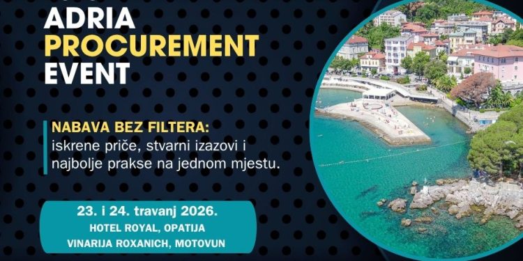 Adria Procurement Event 2026: Vodeći susret nabavnih stručnjaka vraća se u Opatiju i Motovun