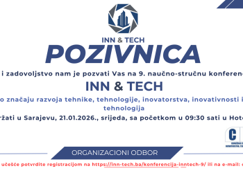 9. naučno-stručna konferencija “INN&TECH” i 4. sajam inovacija i inovativnosti